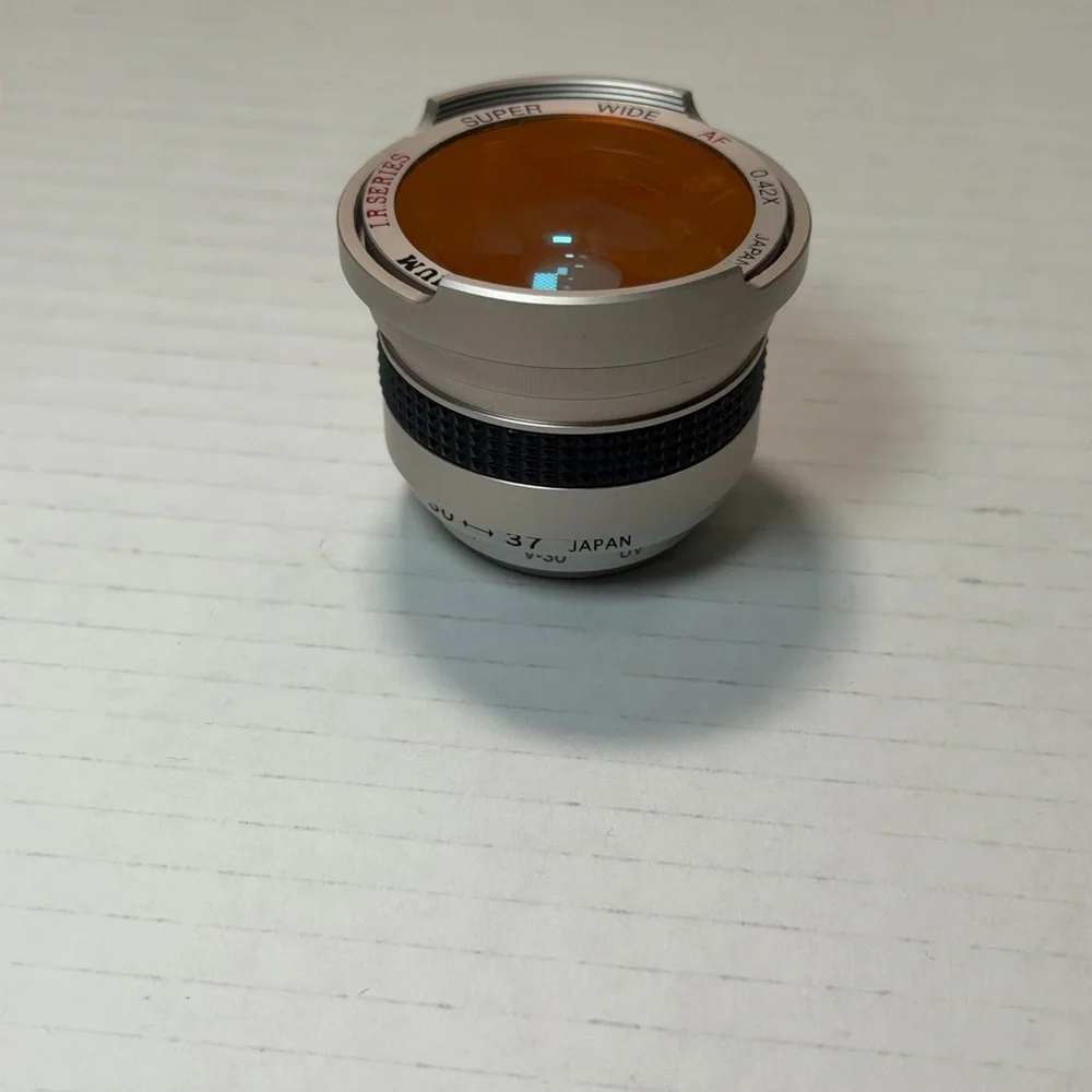 Titanium Camera Lens-I R Super Wide Macro Lens 0.42X AF Made in Japan